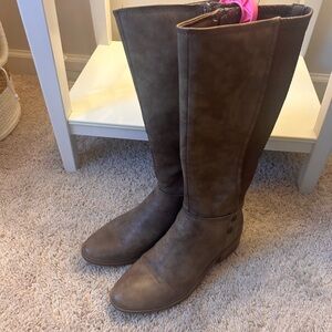 Baretrap Brown Wide Calf Knee-High Boots